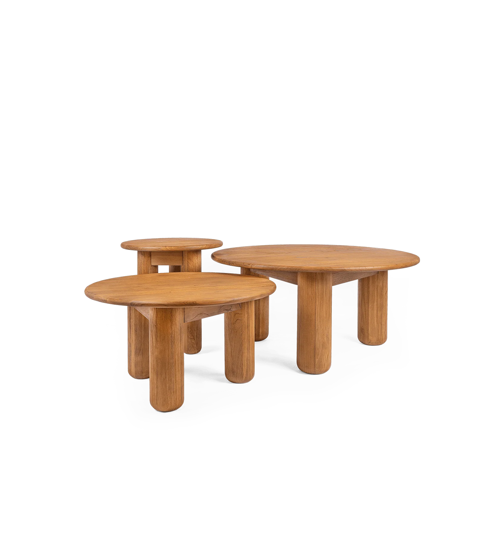 Couchtisch-Set Dino, Set von 3