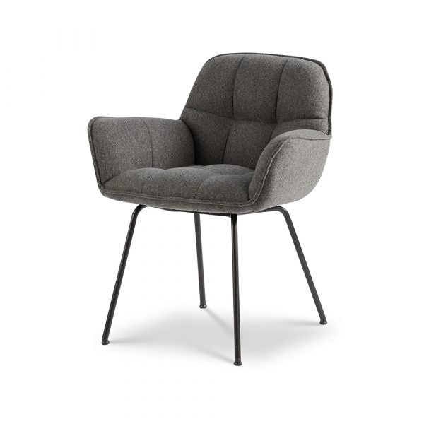 Stuhl Doris - New Wool Anthrazit - Dyyk
