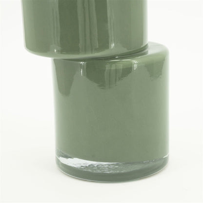 Vase Pila, Mossgrün