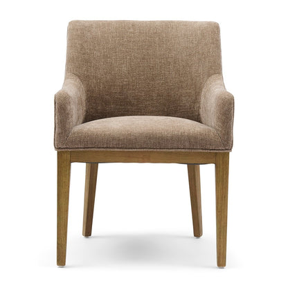 Riviera Maison Esszimmerstuhl Whistler – Armlehnenstuhl Warm Mushroom