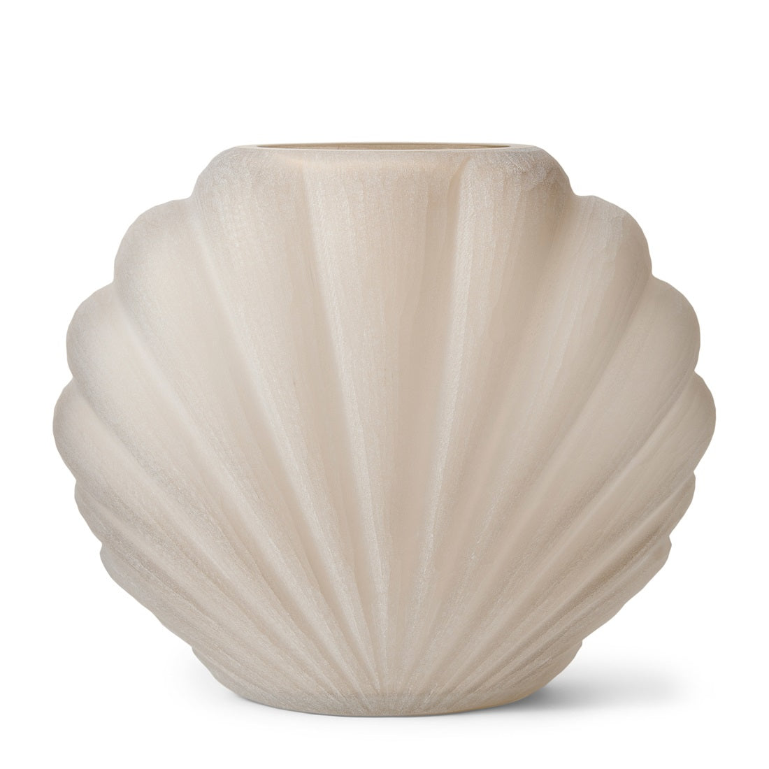Vase Frosted Shell Größe L