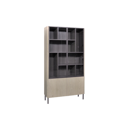 Vitrine Milano 2 Türig Glas