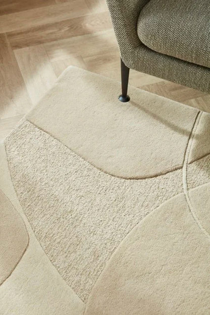 Teppich Bolsena 100%Wolle beige