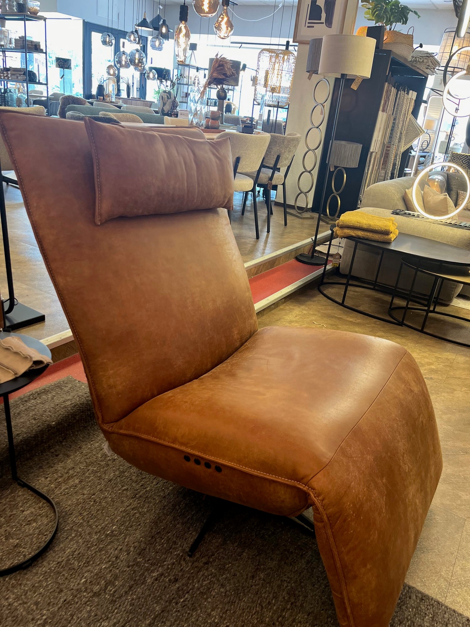 Relaxsessel Chilli Concrete Leder