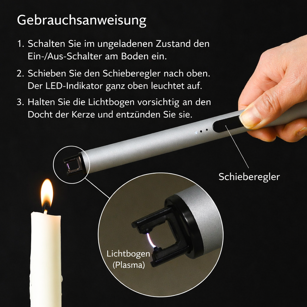 Elektrischer Kerzenanzünder - Candle Wand