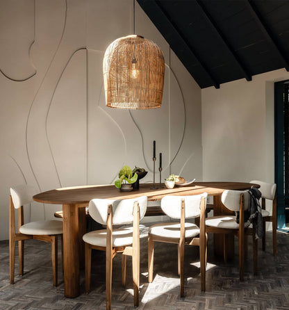 Pendelleuchte Aura, Rattan Kulit von d - Bodhi