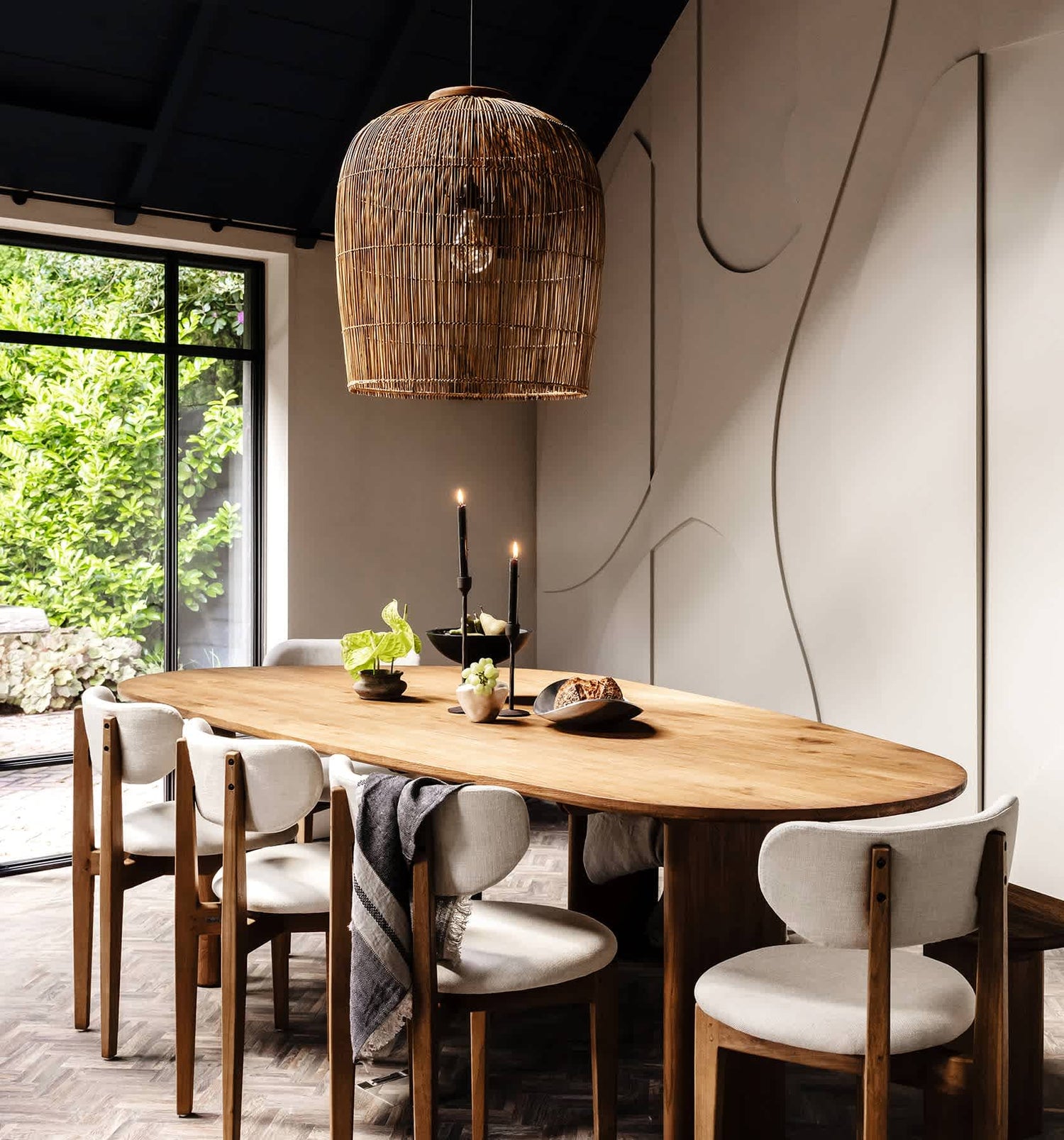 Pendelleuchte Aura, Rattan Kulit von d - Bodhi
