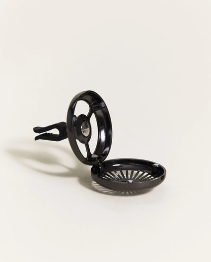 Autoduft Diffuser Car Wheel black, ohne Duftkeramik