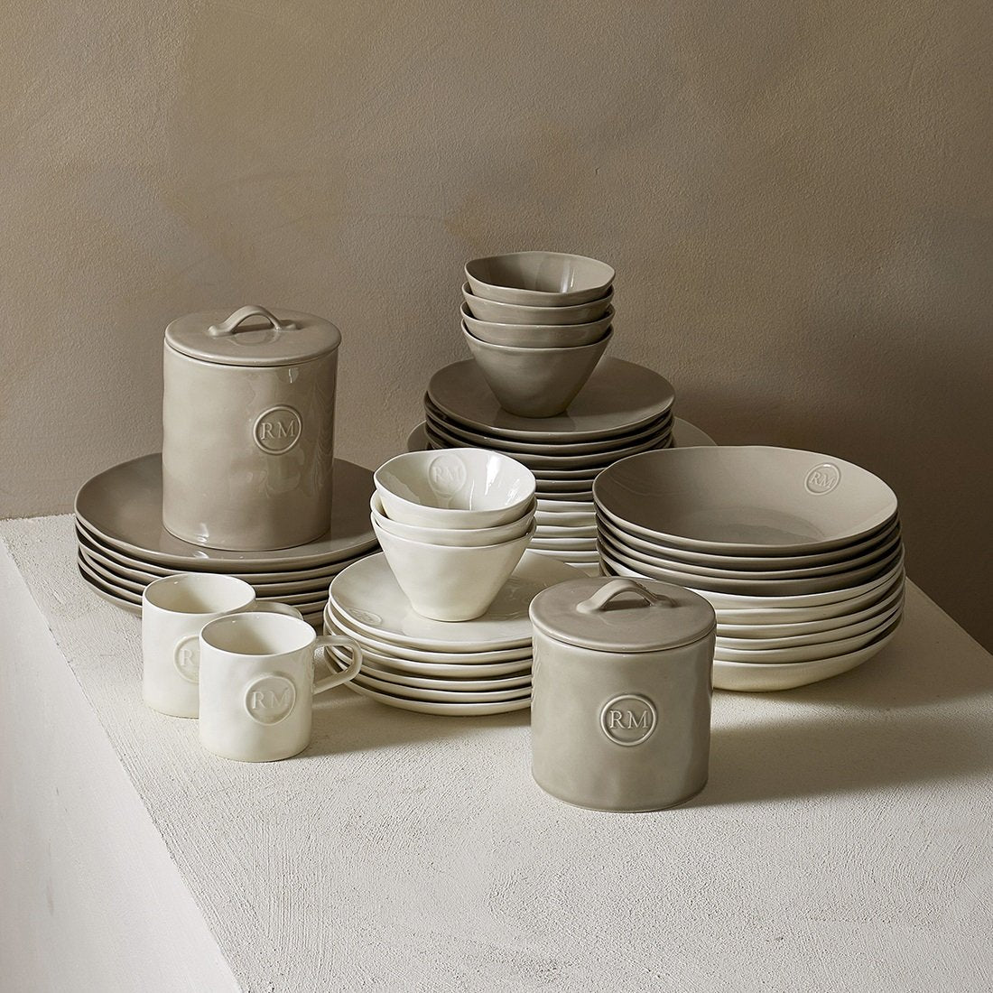 Schale-Portofino, Flax