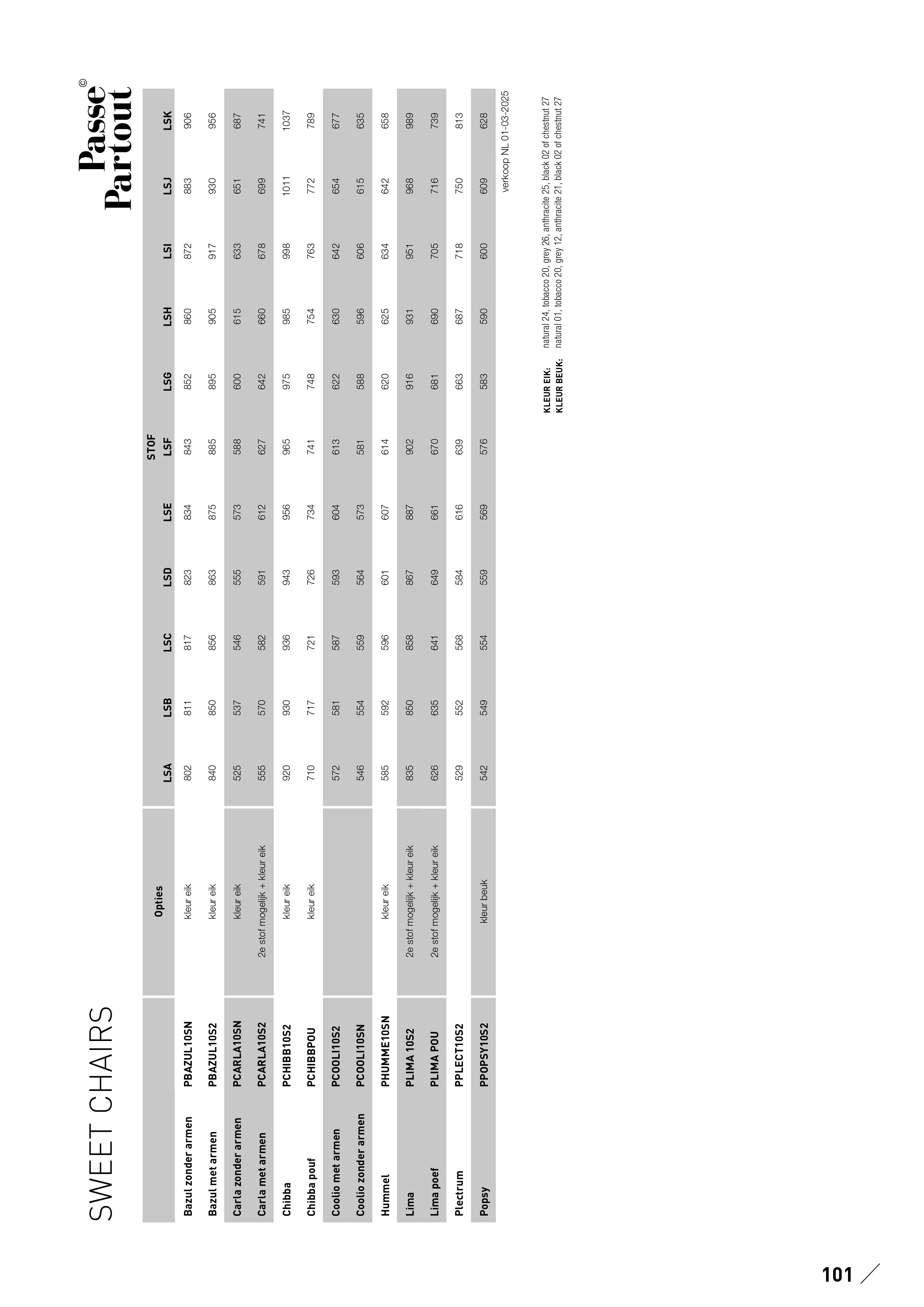 Stuhl Popsy - Bobby Shell White