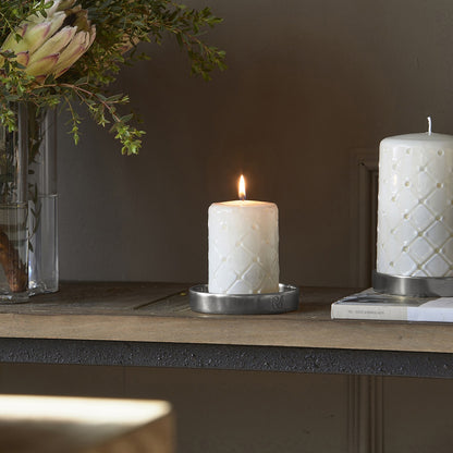 Kerzentablett RM Candle, Silber