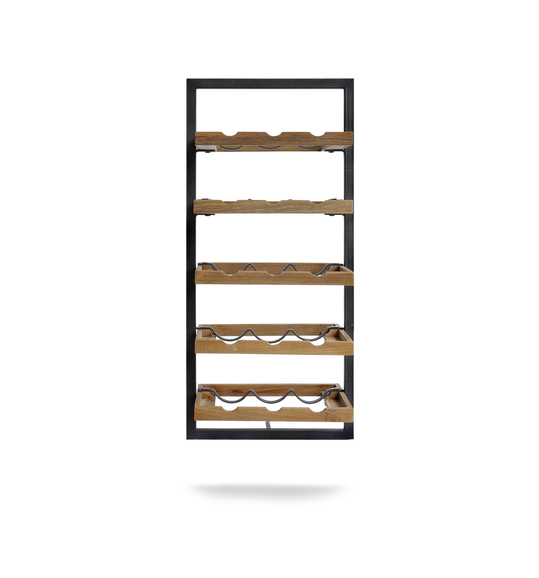Shelfmate Weinregal E, Teakholz