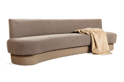 Gavi Ovale Esszimmerbank auf Sockel