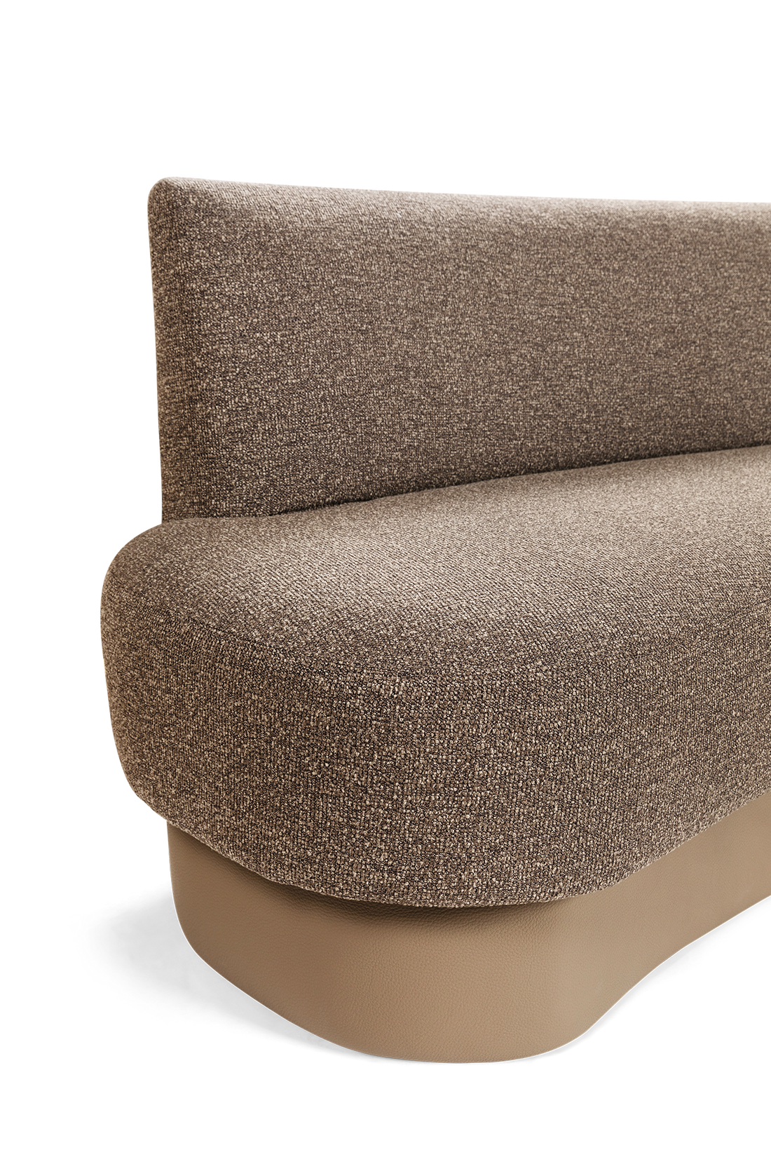 Gavi Ovale Esszimmerbank auf Sockel