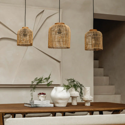 Pendelleuchte Aura, Rattan
