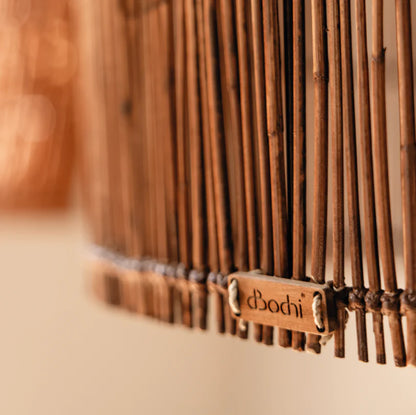 Pendelleuchte Aura Rattan, Braun