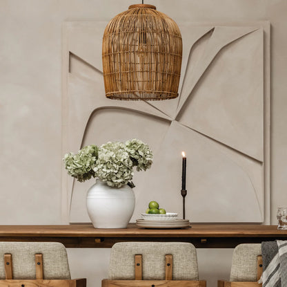 Pendelleuchte Aura, Rattan