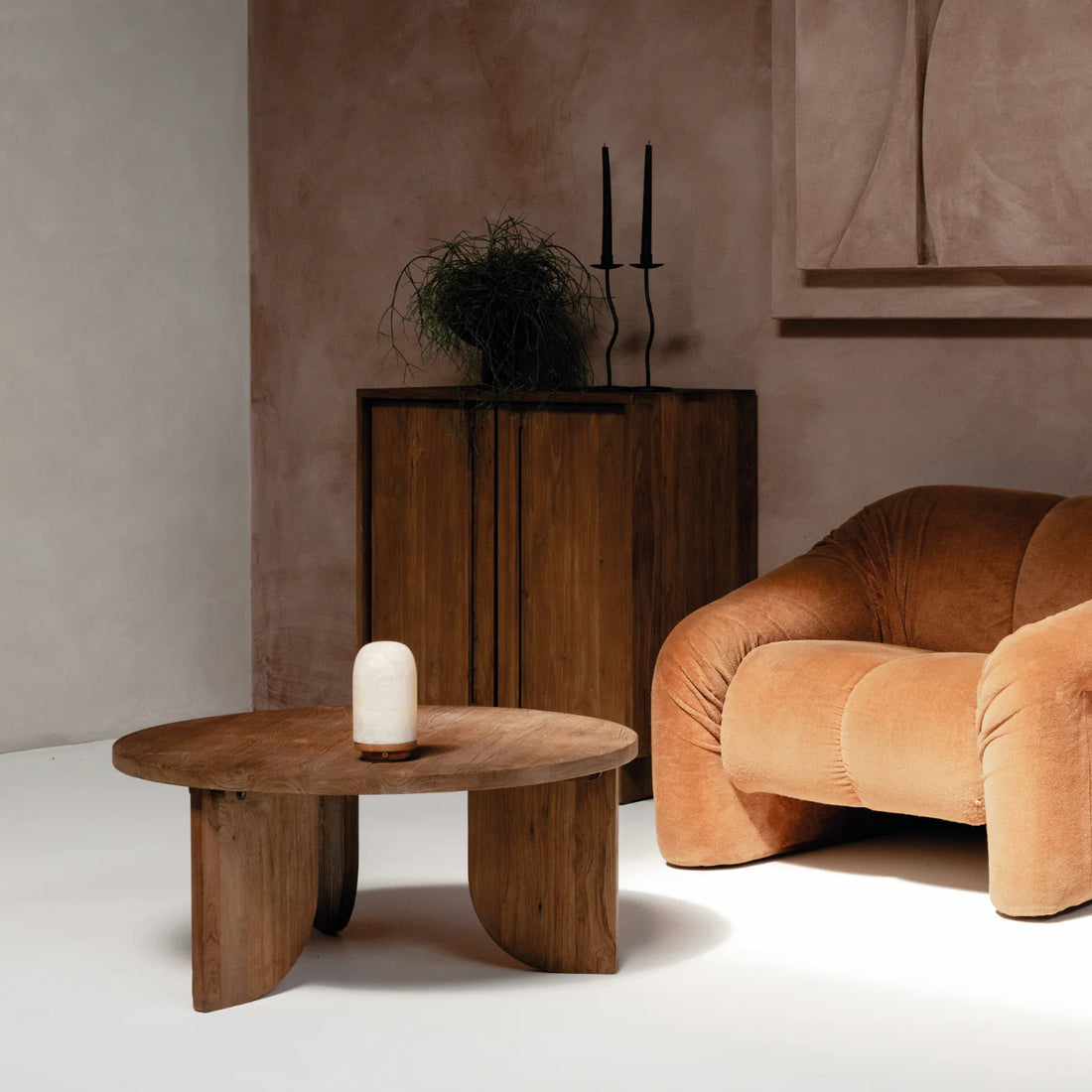 Couchtisch Ace, rund
