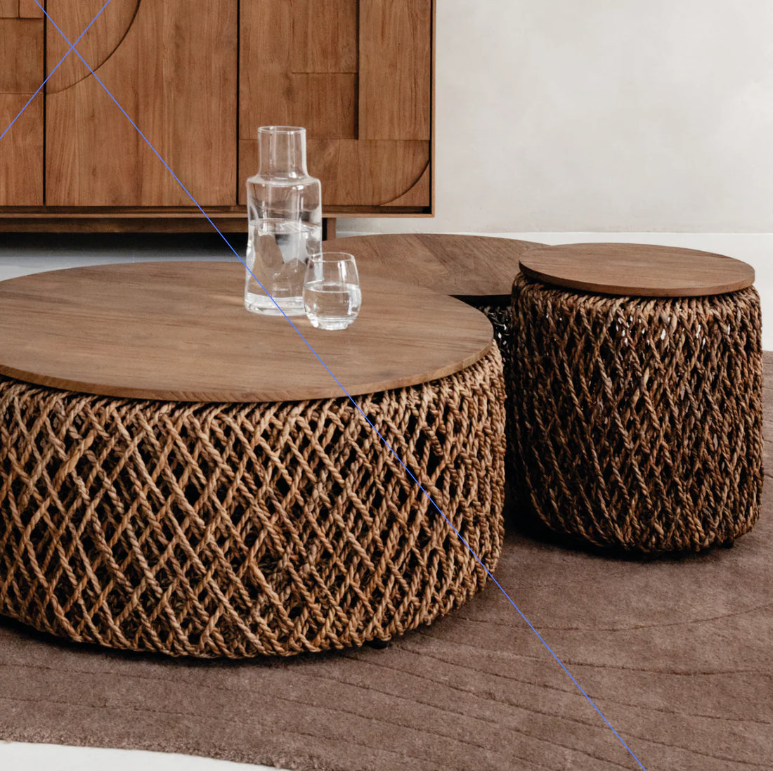 Couchtisch-Set Knut A, Set von 3