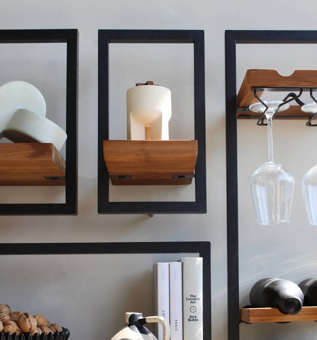 Shelfmate E, Teakholz