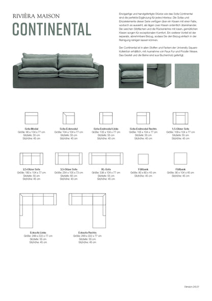 Sofa Continental von Rivièra Maison