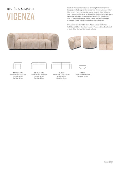 Sofa Vicenza von Rivièra Maison
