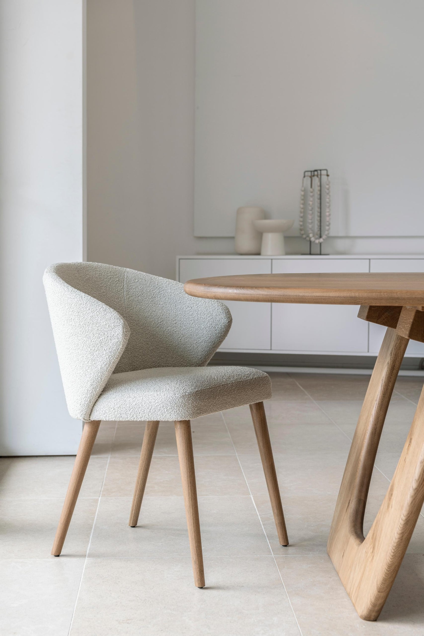 Stuhl Popsy - Bobby Shell White