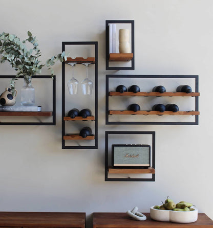 Shelfmate Weinregal C, Teakholz von d - Bodhi