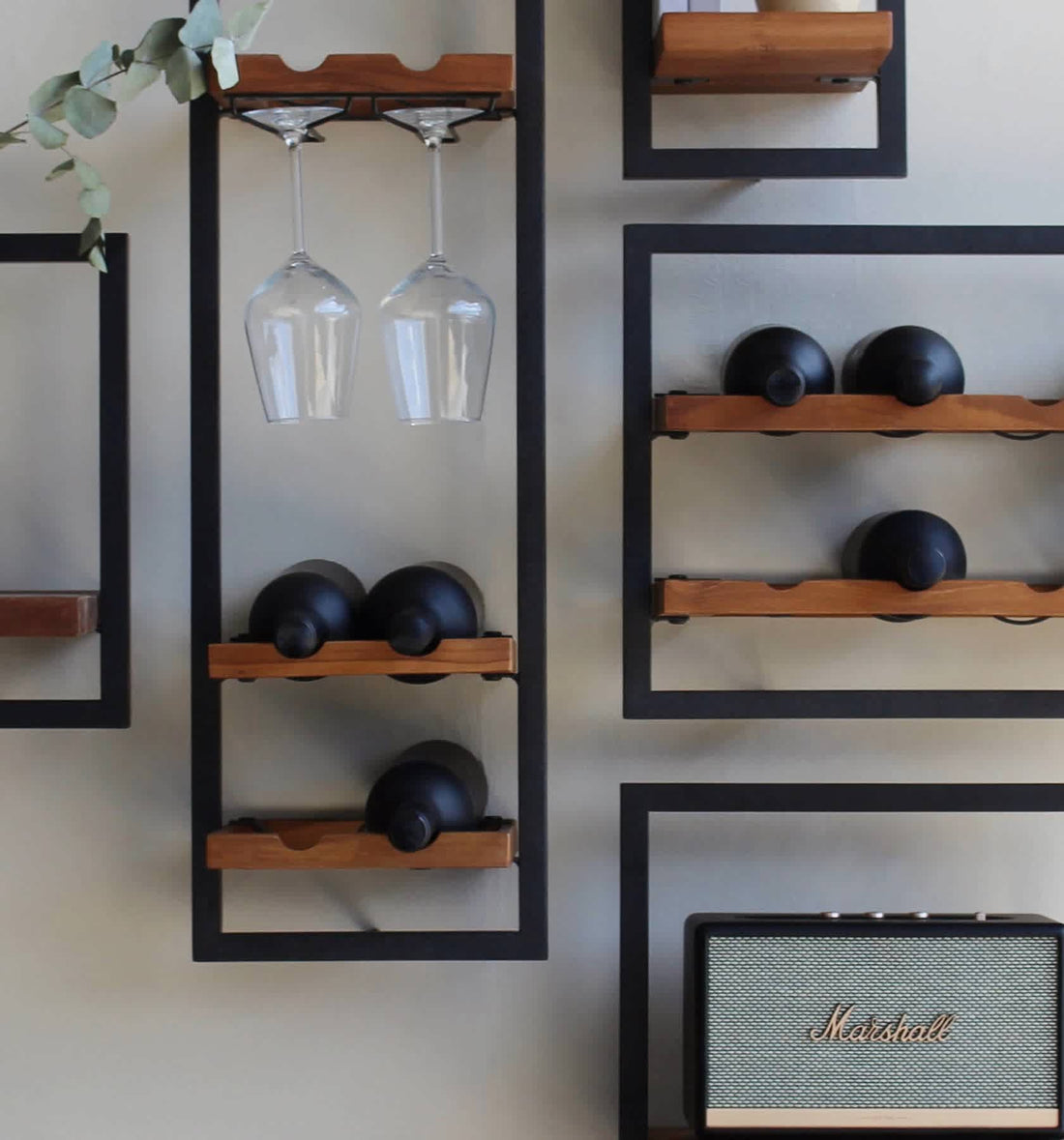 Shelfmate Weinregal B, Teakholz