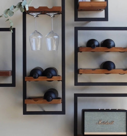 Shelfmate Weinregal B, Teakholz von d - Bodhi