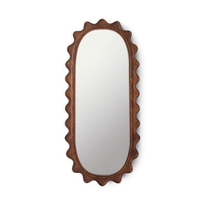 Wooden ripple mirror 135x61cm von HKliving