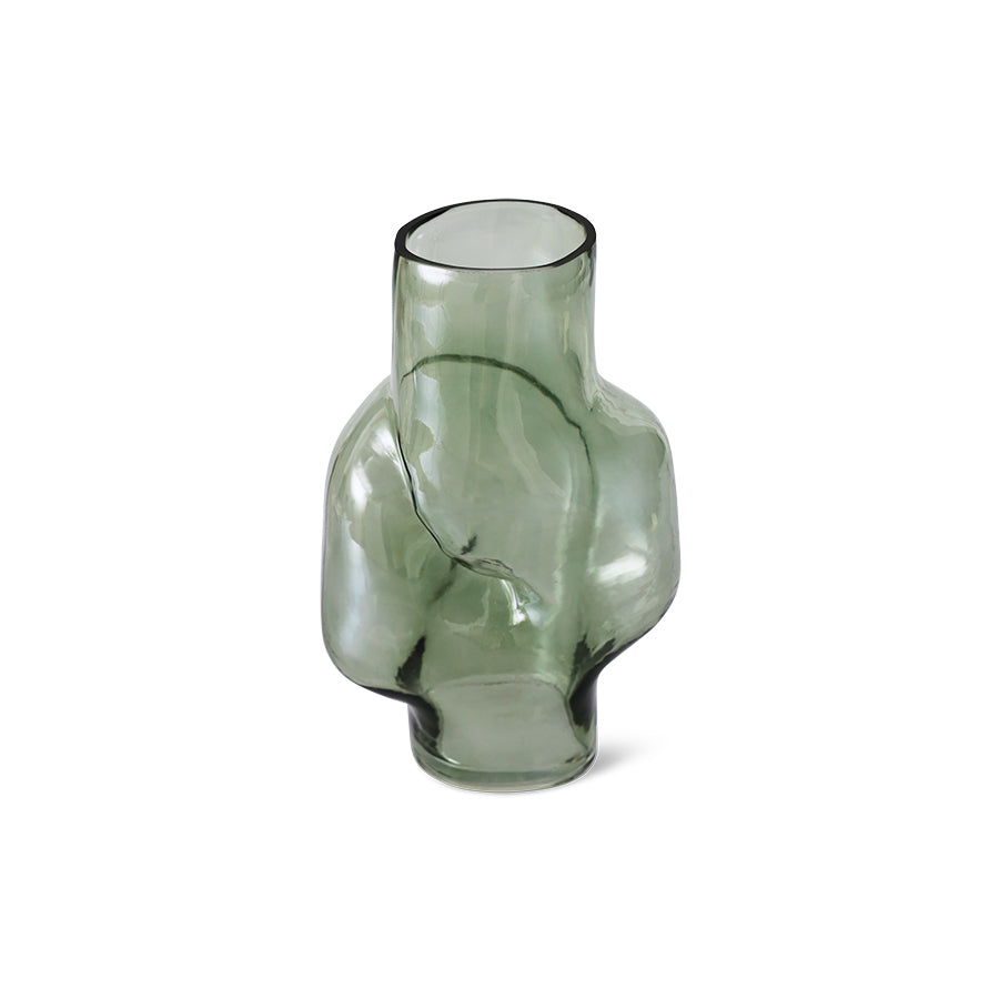 Vase Gleam, olive