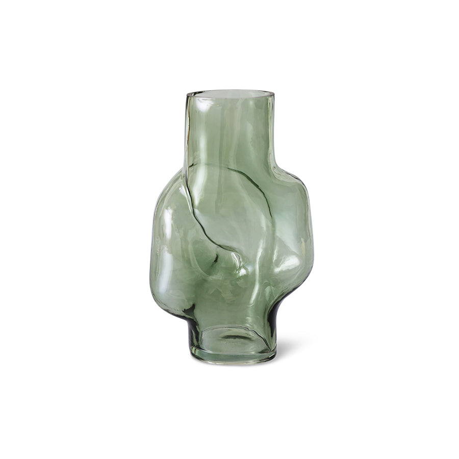 Vase Gleam, olive