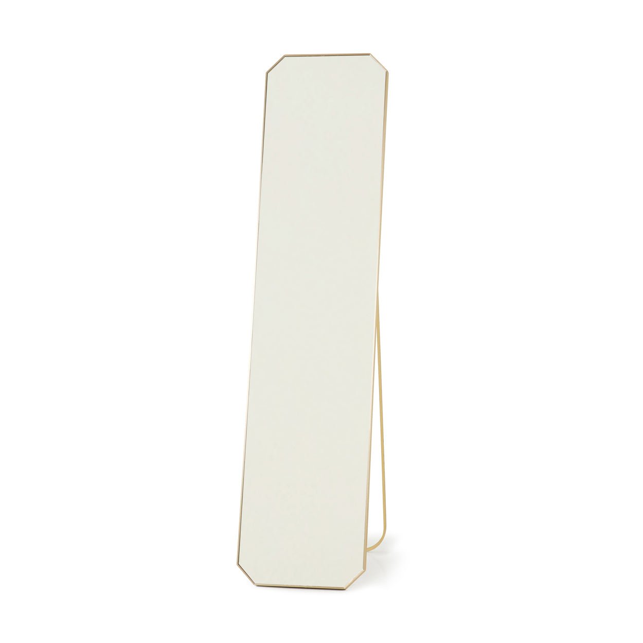 Standing floor mirror brass 175x42cm von HKliving