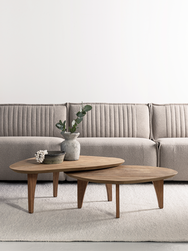 DTP Home Bliss salontafel pebble teak