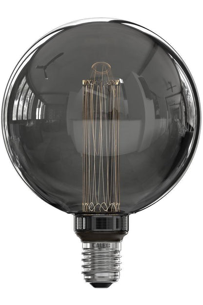 Calex LED Glasfiber Globe E27 Titanium - Calex