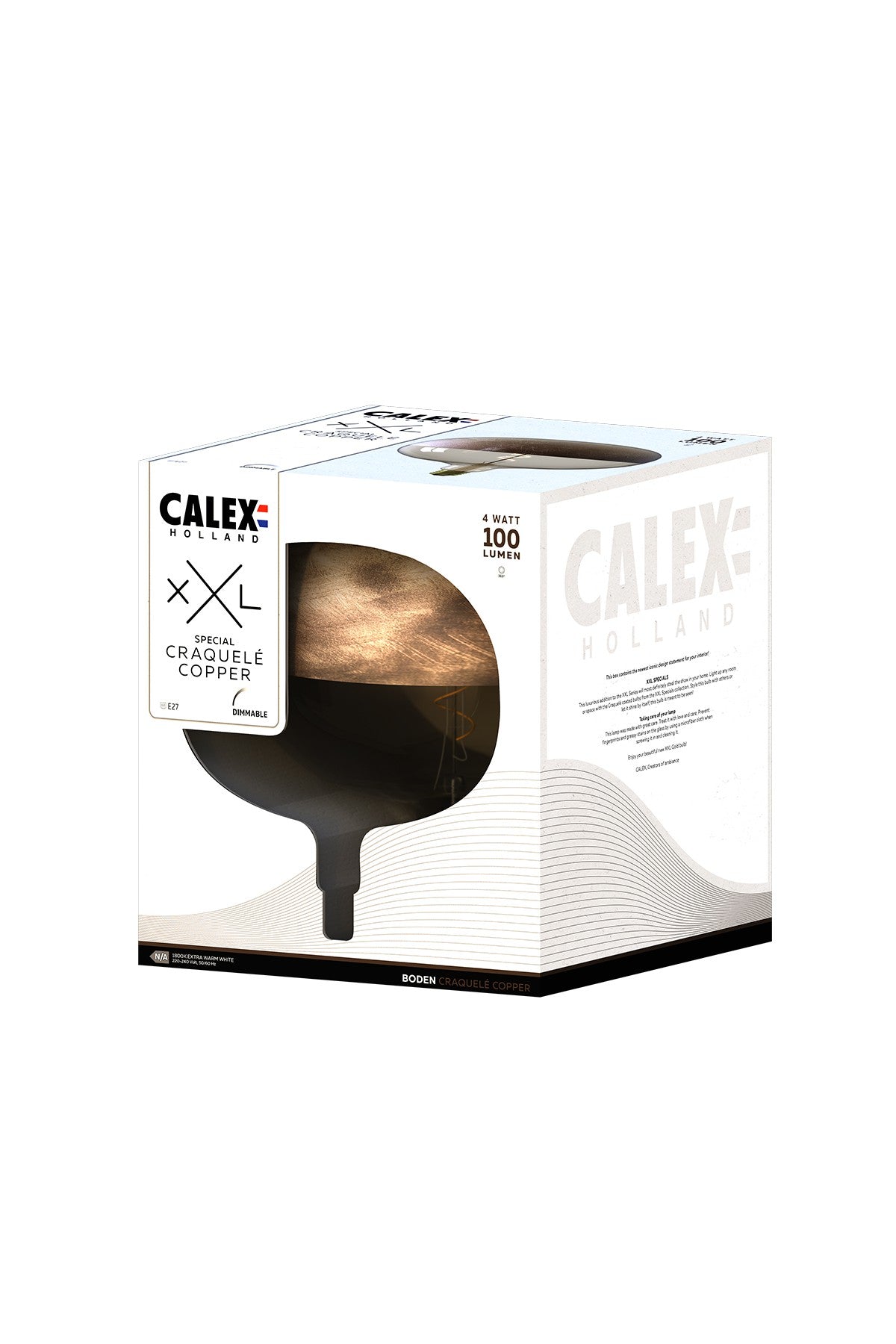 Calex XXL Specials Boden Kupfer Spiraal - Calex