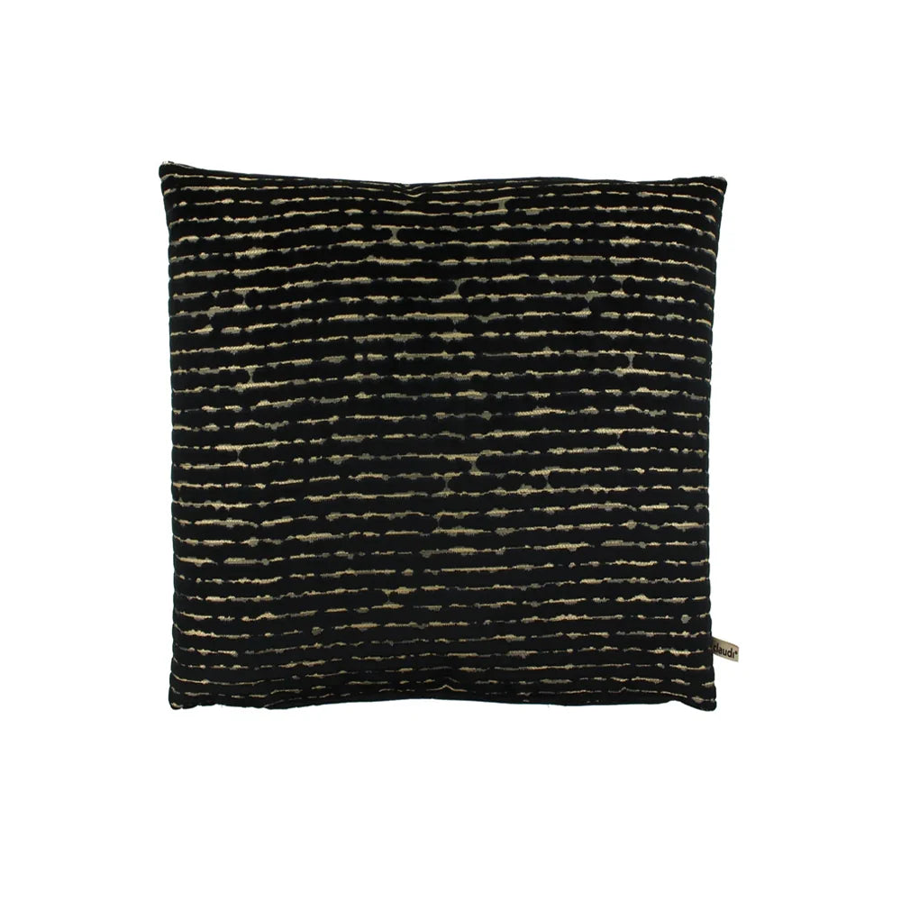 Kissen Zirk, Schwarz/Gold