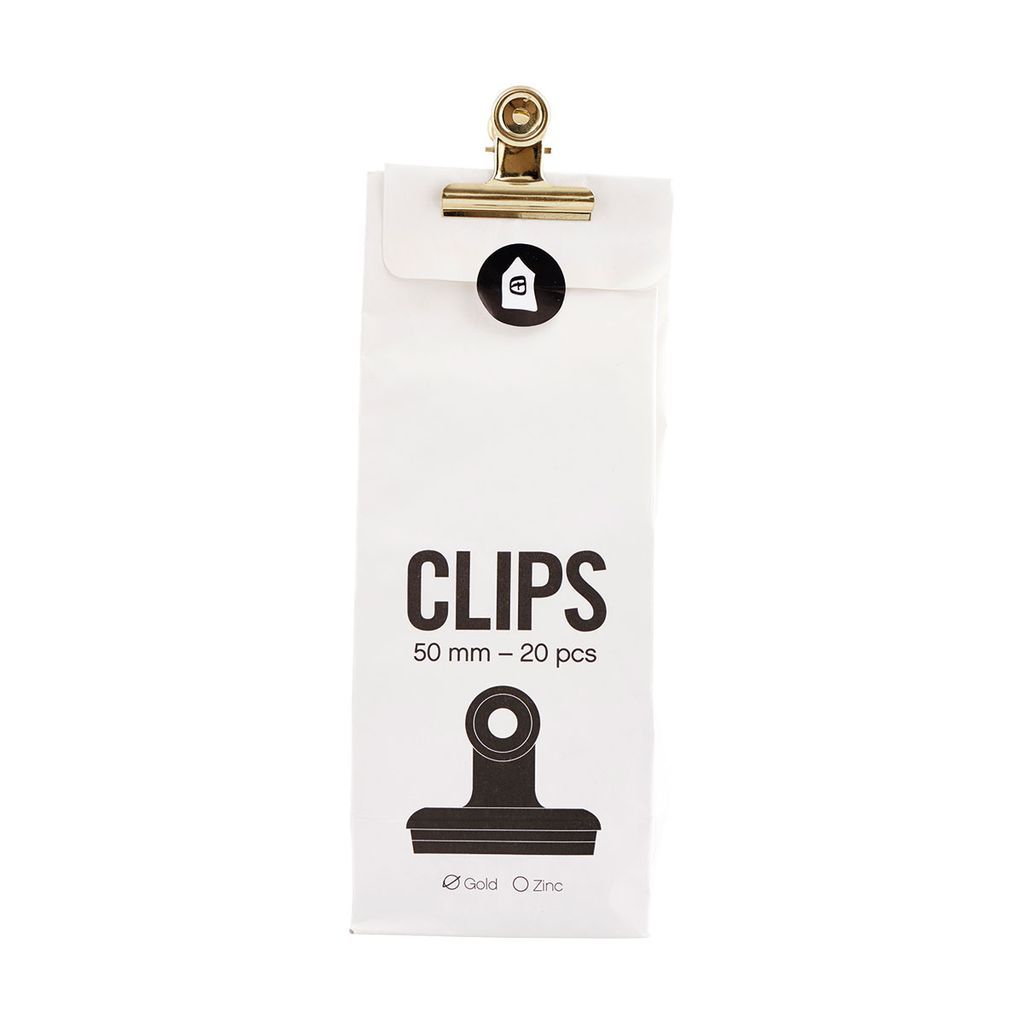 Clips, Office, gold, 50 mm - Monograph
