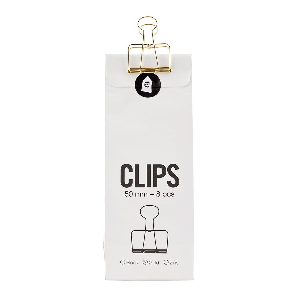 Clips, Wire, Gold, 50 mm - Monograph