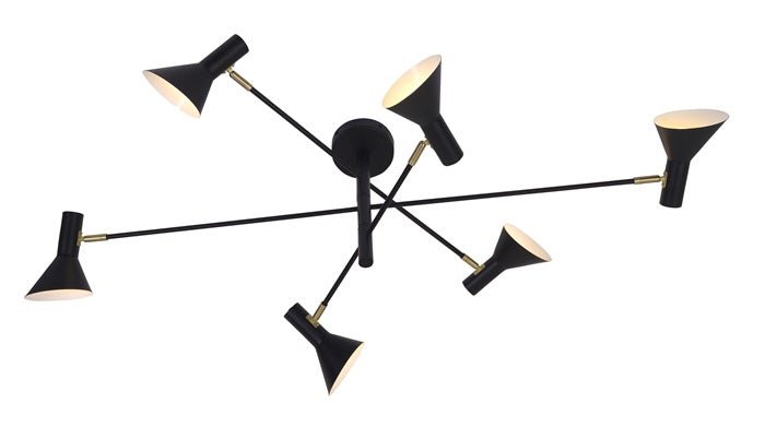 Deckenleuchte Izmir 3-arm Black - Good&amp;Mojo