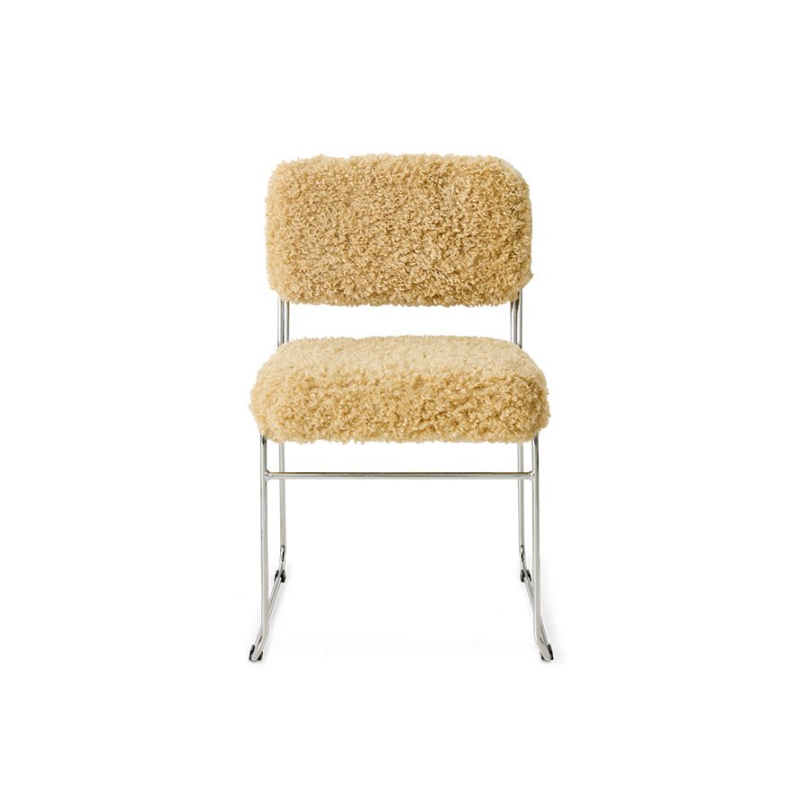 Endless dining chair: poodle, golden von HKliving