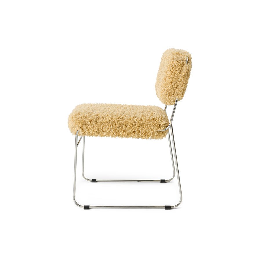 Endless dining chair: poodle, golden von HKliving