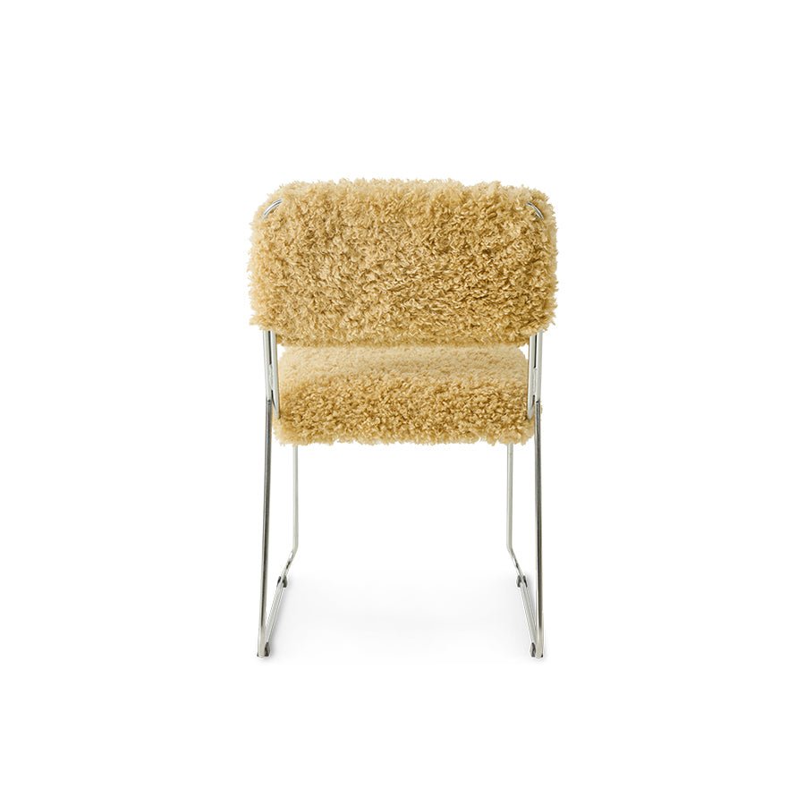 Endless dining chair: poodle, golden von HKliving