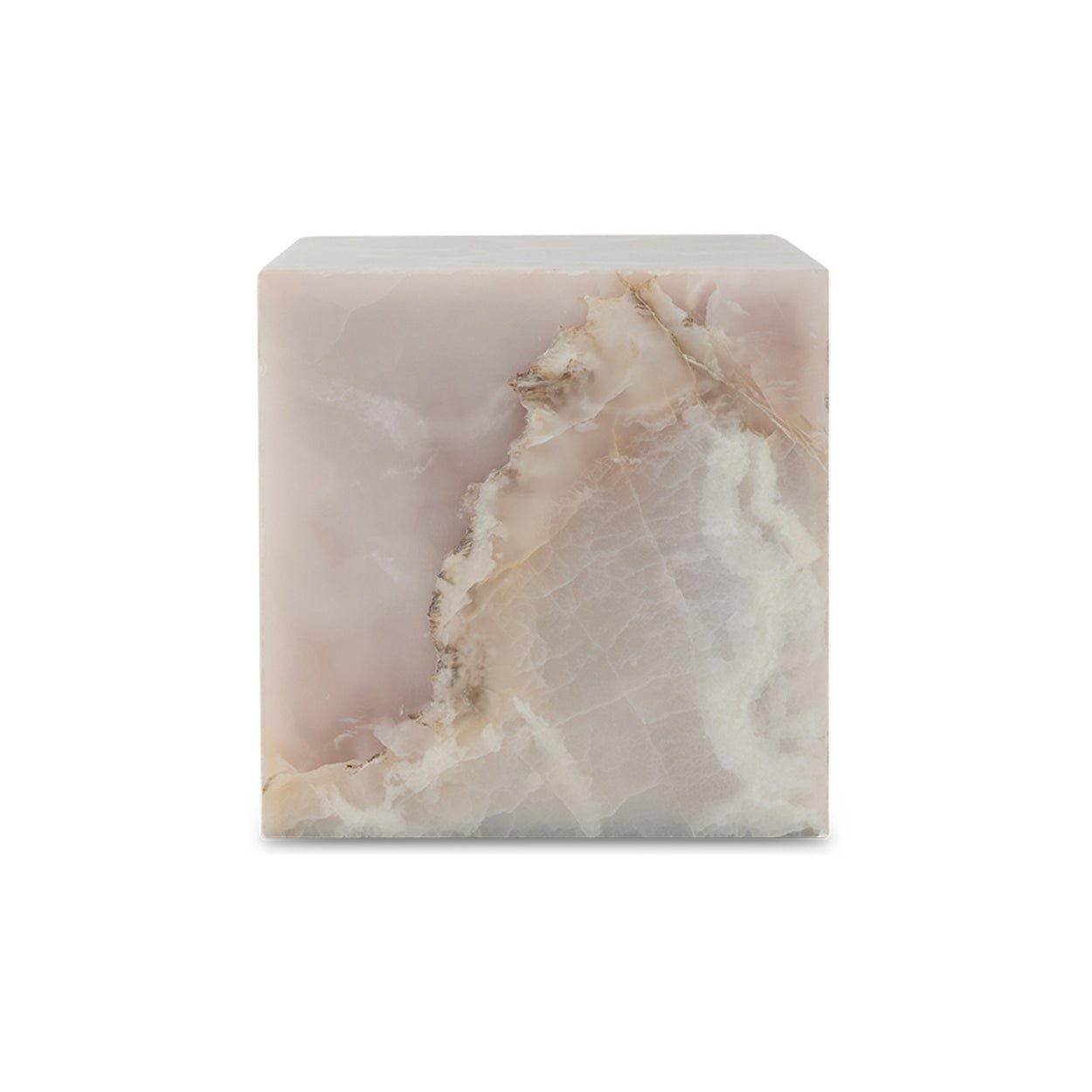 Pink Onyx Block Table von HKliving