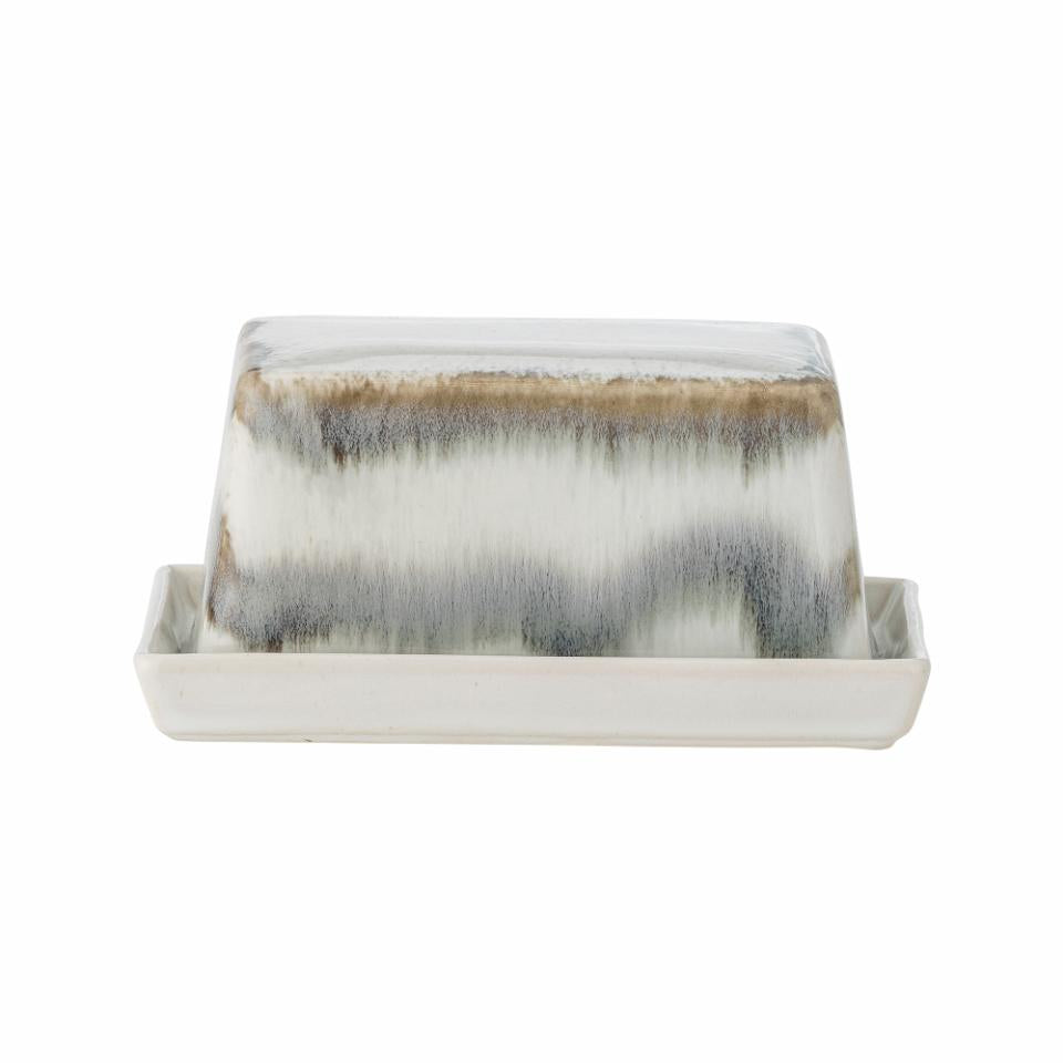 Butterdose Paula, Grau/Blau