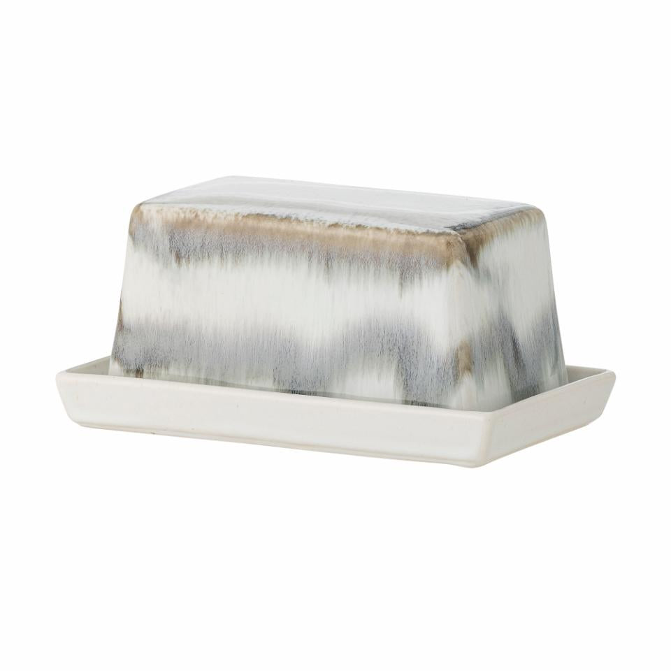 Butterdose Paula, Grau/Blau