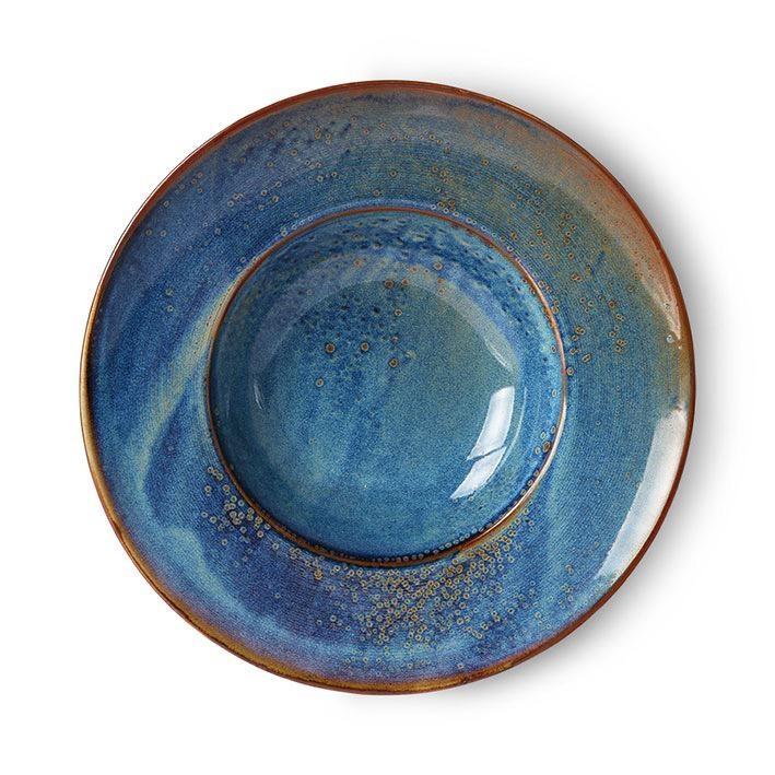 Home Chef Ceramics: Pastateller blau, Ø 28,5 cm - HKliving