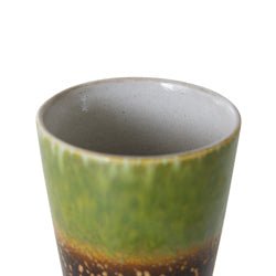 Keramik 70ern Teetasse Algae - HKliving
