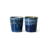 70s Keramik: Van Gogh Kaffeebecher, Sternennacht (Set mit 2)
